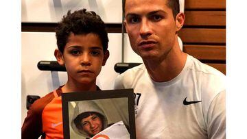 Cristiano Ronaldo y su hijo, contra la guerra en Siria