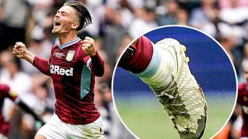 Grealish goes viral with lucky boots during Villa play-off final
