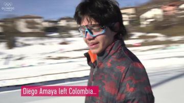 Diego Amaya, el colombiano que patinará en Lausana 2020