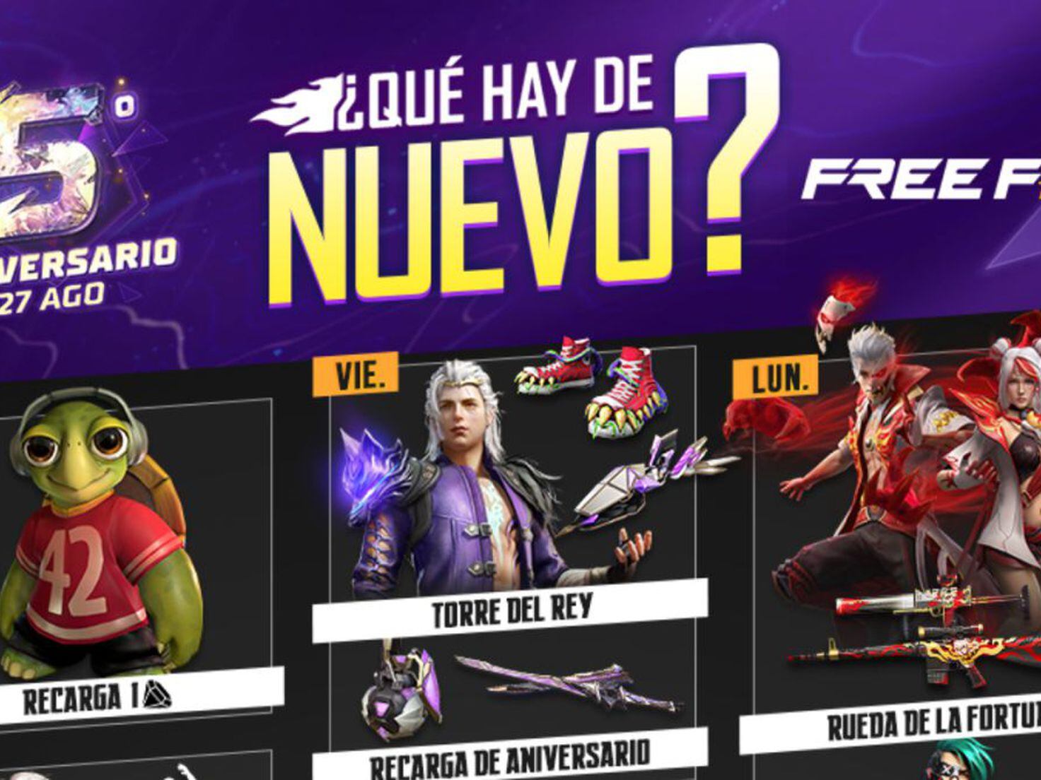 Free Fire  Códigos de hoy viernes 17 de noviembre de 2023: recompensas  gratis - Meristation