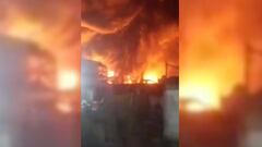 Así fue el incendio en Huimanguillo, Tabasco: desalojan a 450 personas