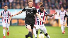De Jong, en el Willem II-Ajax, duelo entre su exequipo y el actual hasta que se vaya al Barcelona.