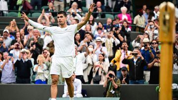 Griekspoor - Alcaraz: horario, TV y dónde ver Wimbledon hoy en directo