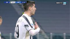 Literalmente fue su primer balón: el gol de Morata que aplauden Cristiano y la Juve