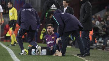 Messi still experiencing pains after tests at the Ciutat Esportiva