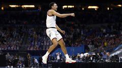 Gonzaga qualifed for the National Championship as Jalen Suggs hit a three-pointer at the end of overtime to keep their unbeaten season going.