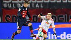 Leipzig 2-1 Bayern: Pase de James y gol de Wagner en la derrota
