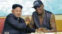 Kim Jong-un y Dennis Rodman.