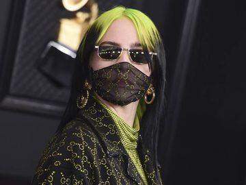 Billie Eilish arrives at the 62nd annual Grammy Awards at the Staples Center on Sunday, Jan. 26, 2020, in Los Angeles.  *** Local Caption *** .