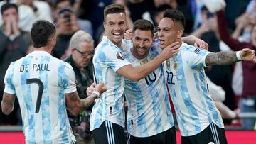 Lautaro y De Paul son claves para Argentina