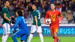 En 126 partidos con la Selección de Bélgica, Eden Hazard solamente enfrentó a México en una ocasión.