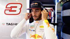 Daniel Ricciardo, Red Bull, concentrado para el Gran Premio de Austria
