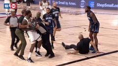 El lamentable incidente en la NBA que acabó en pelea a puñetazos