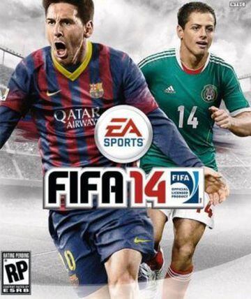 Para el FIFA 14 Javier 'Chichariot' Hernández fue el encargado de acompañar a Lionel Messi en la portada.