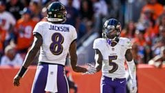 Jackson 'honoured' to equal Dan Marino record in Ravens win