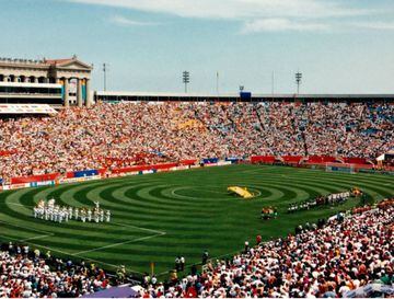 The event marked a turning point for American soccer, which was played at stadiums that were only used to hosting NFL games.