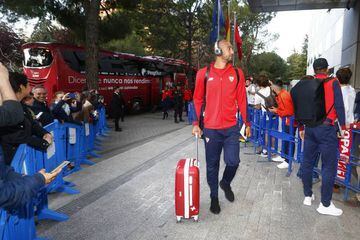 Sevilla arrived in Madrid last night