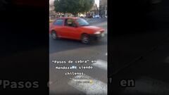 “Casi me matan”: Tiktoker compara los pasos de cebra en Chile y Argentina y los comentarios arden