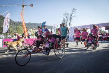 Running: Natalia Oreiro robó miradas en la corrida Avon