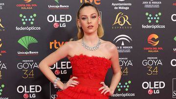 Actress Ester Exposito at photocall of the 34th annual Goya Film Awards in Malaga on Saturday, 25 January 2020.