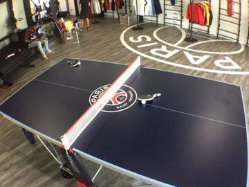 The store is located in the Wynwood neighbourhood of the city and features limited edition PSG branded products such as skateboards, headphones and sneakers.