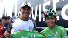 Carlos Bacca visit&oacute; a Nairo Quintana tras la cuarta etapa de La Vuelta a Espa&ntilde;a