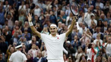 Federer se gusta y está más cerca de repetir final en Wimbledon