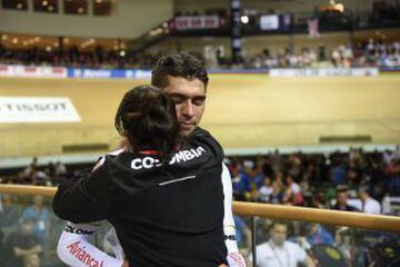 El pedalista colombiano Fernando Gaviria se impuso en la prueba de Ómnium en el Mundial de Pista que se corre en París, Francia.