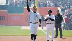 One of the most exclusive clubs in baseball has its newest member as Miguel Cabrera gets his 3000th hit in front of an exuberant Detroit home crowd.