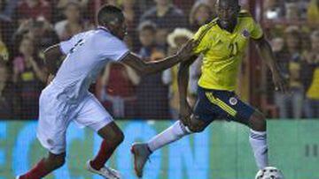 Jackson Mart&iacute;nez fue titular con Colombia frente a Costa Rica.
