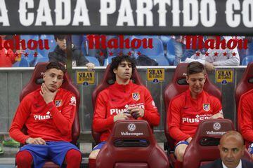Vietto (right) has found himself down the pecking order at Atlético.