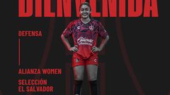 La salvadoreña Nicolle Amaya jugará en la Liga MX Femenil