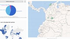 Mapa de casos y muertes por coronavirus por departamentos en Colombia: hoy, 26 de junio