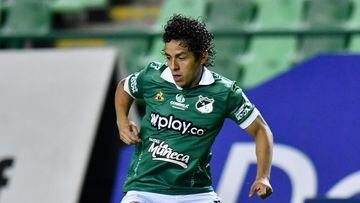 Daniel Mantilla jugador de Deportivo Cali que erró penalti ante La Equidad.