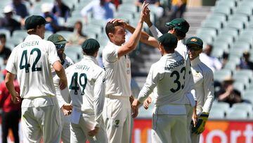 Australia thrash India on historic day as tourists set record low Test score