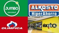 Horarios de Supermercados en Colombia: Éxito, Olímpica, Alkosto y Jumbo