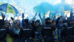 Banderazo de Boca: más de 1000 hinchas reciben al equipo