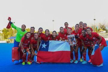 Tras derrotar a Estados Unidos en semifinales de la Copa Panamericana, Chile clasificó por primera vez al mundial de hockey césped femenino. ¡Tremendas!