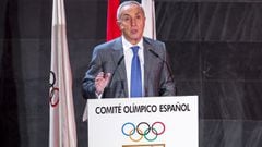 El presidente del COE Alejandro Blanco, durante la XVI Gala del Comit&eacute; Ol&iacute;mpico Espa&ntilde;ol.