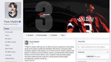 Maldini utiliza las redes para contestar a la oferta del Milán