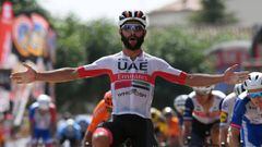 Fernando Gaviria ganador de la segunda etapa de Vuelta a Burgos