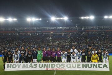 Así fueron los homenajes en Liga MX en memoria de las víctimas del sismo