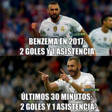 Benzema y James los protagonistas de los memes más divertidos del Eibar-Real Madrid