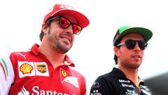 Fernando Alonso y Sergio P&eacute;rez, Gran Premio de Canad&aacute; 