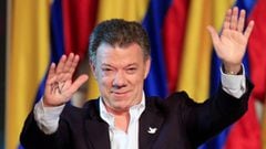 El presidente de Colombia, Juan Manuel Santos, ha sido galardonado con el Premio Nobel de la Paz 2016 por sus esfuerzos en el proceso de paz con las FARC.