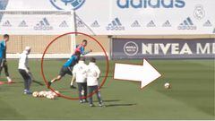 El lento esprint de Isco delante de Zidane: Casemiro le sacó un metro en sólo 5 de carrera
