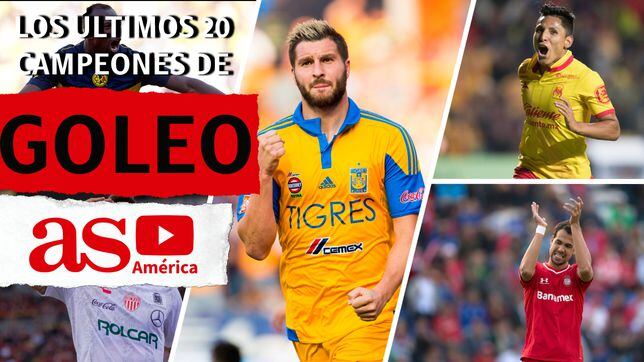 Los últimos 20 Campeones De Goleo De La Liga Mx As México 