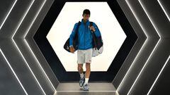 PARIS, FRANCE - NOVEMBER 02:  Novak Djokovic of Serbia makes his way onto court for his Mens Singles second round match against Gilles Muller of Luxembourg on day three of the BNP Paribas Masters at Palais Omnisports de Bercy on November 2, 2016 in Paris, France. (Photo by Dan Mullan/Getty Images)