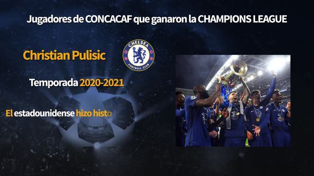 Christian Pulisic se unió a jugadores de Concacaf que han ganado la Champions League