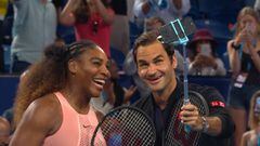 Serena lo quería y lo consiguió: la selfie con Federer